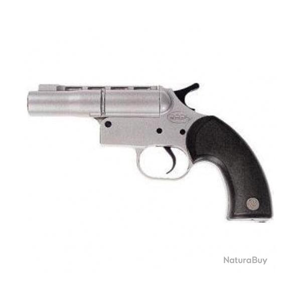 Pistolet de d�fense SAPL GC27 chrome mat calibre 12/50 � 1 coup