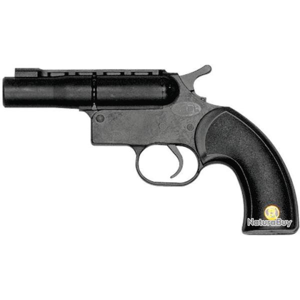 Pistolet de d�fense SAPL GC27 noir calibre 12/50 � 1 coup