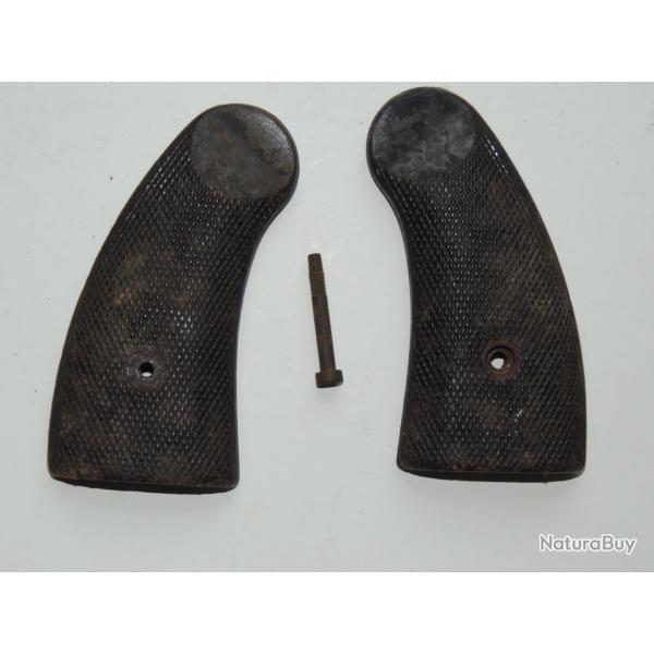 PISTOLET LANCE FUSEES  ALLEMAGNE LP.34 - PAIRE DE PLAQUETTES / ORIGINALES PAS REPRO  !! #.4