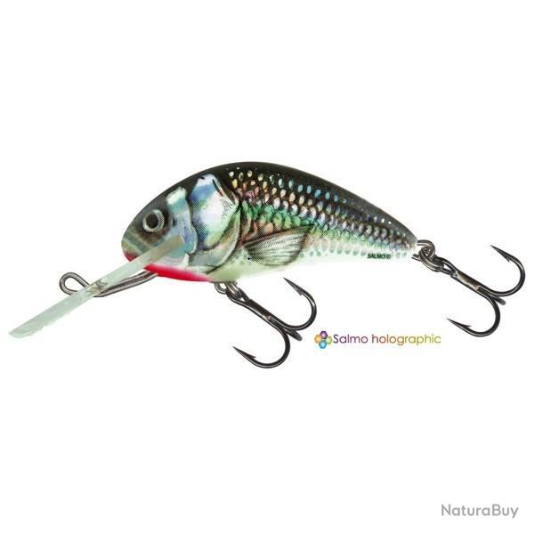 Poisson Nageur Salmo Hornet Sinking HGS - Holo Green Shiner H6S