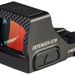 Viseur Vortex Defender CCW Noir Point Rouge 3 Moa