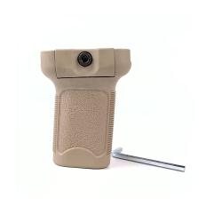 Poign&eacute;e tactique noire ou Tan pour rail picatinny/weaver Tan