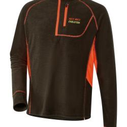 T-shirt manches longues Mid-X Hatz-Watz Evolution (Couleur: Vert/Orange fluo, Taille: L)