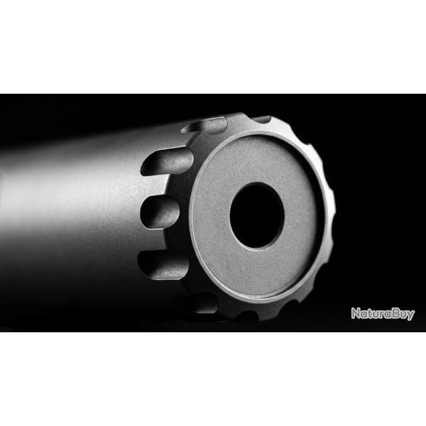 R�ducteur de son Bergara Mercury Ti30 Titane Cal.30 filetage : 5/8-24 Noir