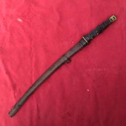 WW2 Sabre de sous officier japonais fabrication fin de guerre