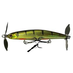 Poisson Nageur Tiemco Prop Pepper 110F 11cm 16g #932 - Green Perch