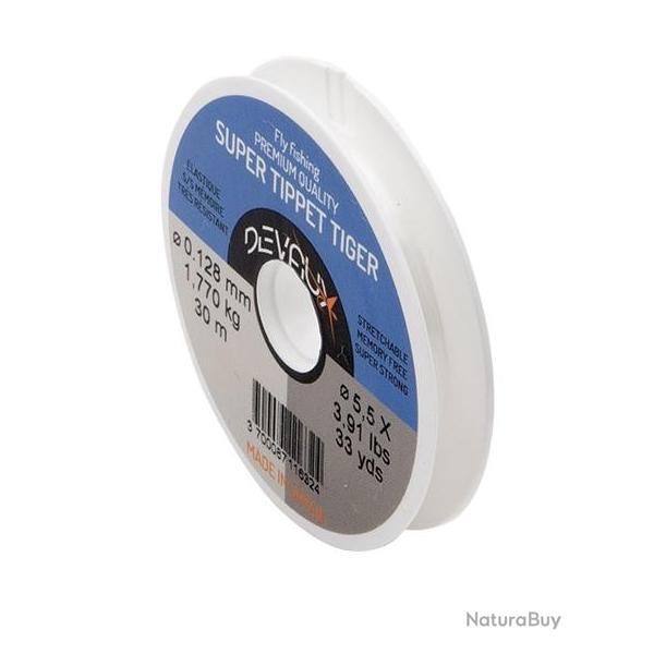 FIL DEVAUX SUPER TIPPET TIGER 30M 0.148mm - 2.25kg