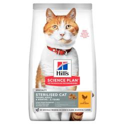 HILLS FELINE STERILISED ADULT POULET 3KGS