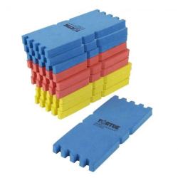 PLIOIR RECTANGULAIRE MOUSSE 12X5.5CM PAR 10