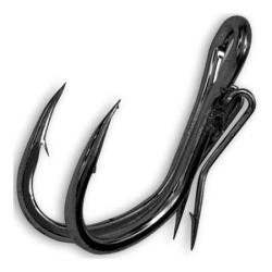 HAMECONS SILURE GHOST DOUBLE BLACK NICKEL PAR 5 Taille 4/0
