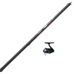 ENSEMBLE ZOMBIE TELESCOPIQUE 3M80 NON REGLABLE + MOULINET NPC