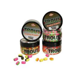 NUGGETS TROUT DYNAMITE FLOTTANT NPC Vert et rose/prawn et mussel