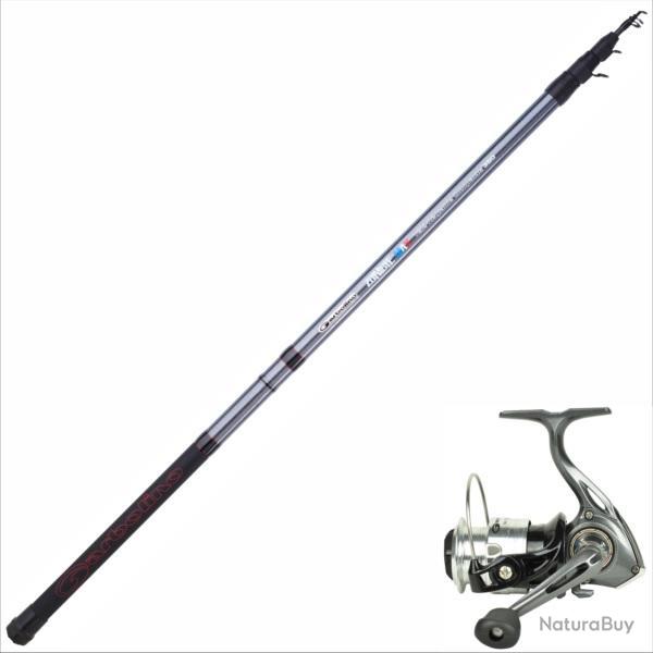 ENSEMBLE ZOMBIE MAX RC 3M80 REGLABLE COMPACT + MOULINET STRIKE TROUT 81FD NPC