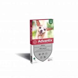 ADVANTIX TRES PETIT CHIEN X4 PIPETTES DE 0.4ML POUR CHIEN DE 1.50 A 4KGS