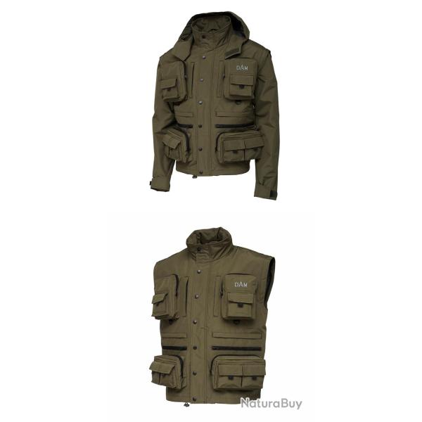 VESTE ONTARIO ICONIC FLY JACKET GREEN DAM L