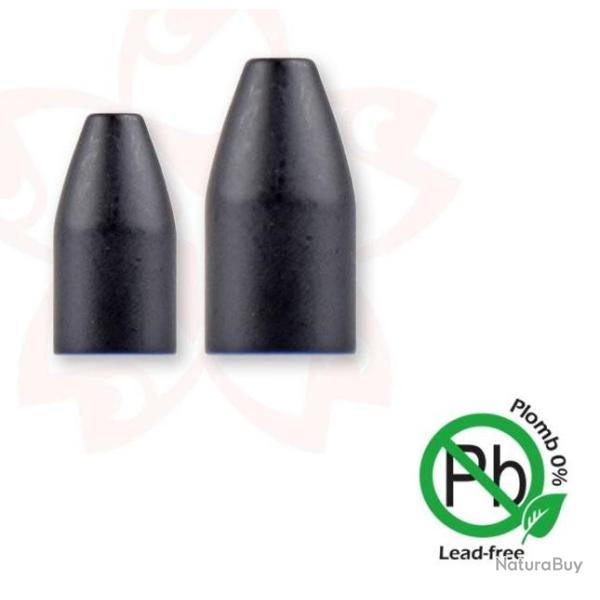 PLOMB BALLE BRASS BULLET WEIGHT COLORIS NOIR 14gr par 3