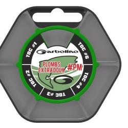 BOITE PLOMBS DISTRIBUTRICE EXTRA DOUX 5 CASES TAILLE 4-2-1-0-1/0