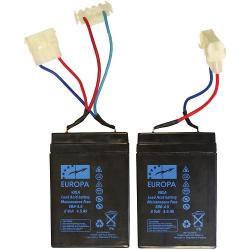 BATTERIES ANATEC JEU DE 2 POUR PAC BOAT 6V 4.5AH