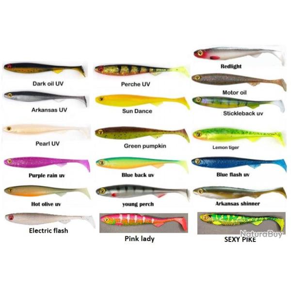 SLICK SHAD 13CM PAR 1 Glitter perch NPC