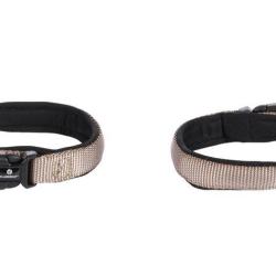 COLLIER ABBI TAUPE XS 25-30CM 10MM