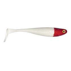 ZAND FAT SHAD 10CM PAR 1 Blanc t&ecirc;te rouge 61
