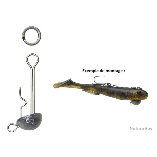 TETE PLOMBEE PUNCH RIG HEADS 5gr