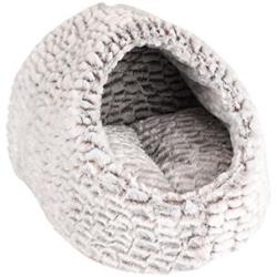 PANIER SNOOZY OGLOO GRIS/NOIR 40X40X20CM