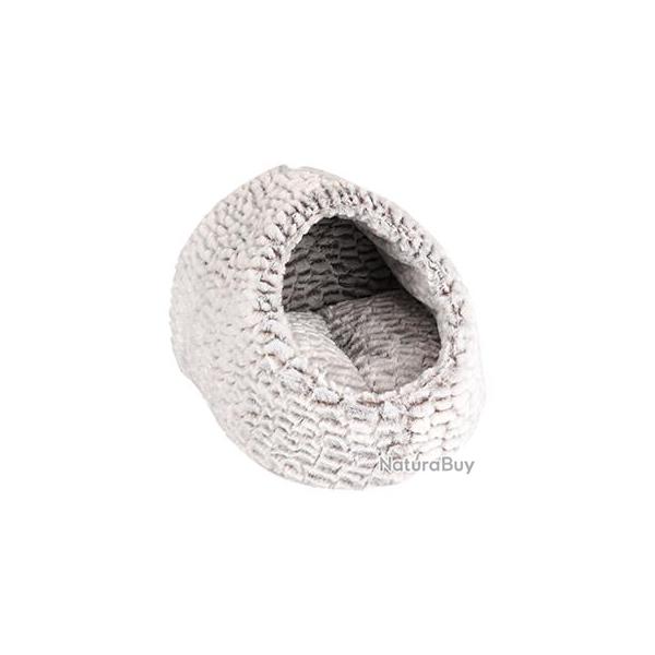 PANIER SNOOZY OGLOO GRIS/NOIR 40X40X20CM