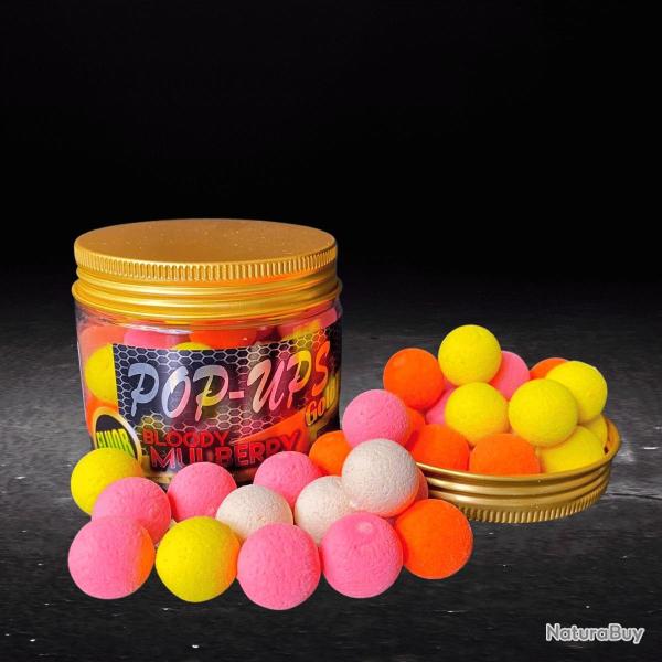 POP UP GOLD FLUOR MULTICOLOR BLOODY MULBERRY 14MM 50GR