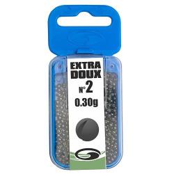 BOITE PLOMBS INDIVIDUELLE EXTRA DOUX SPECIAL TOC BOITE DE 15GR Taille 0 - 0.50gr