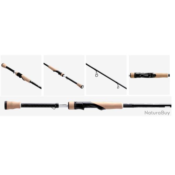 CANNE 13 FISHING OMEN BLACK SPIN 1m98 L (light) 3/15gr