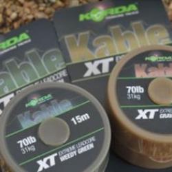 KABLE XT EXTREME LEADCORE 70LB 15M GREEN NPC