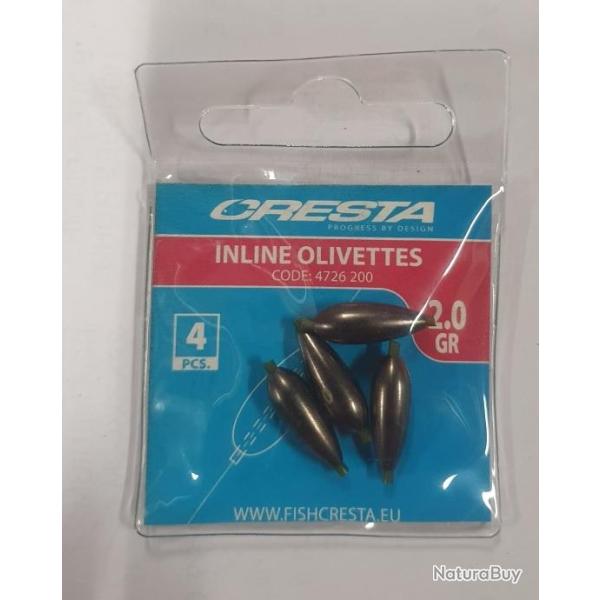 OLIVETTES INLINE CRESTA 0.40gr - Par 5