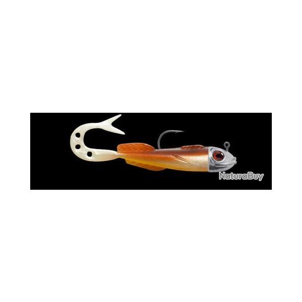 CHABOT MONTE CURLY 5CM 5GR NPC Camel / Blanc nacr� dos marron ventre jaune 171
