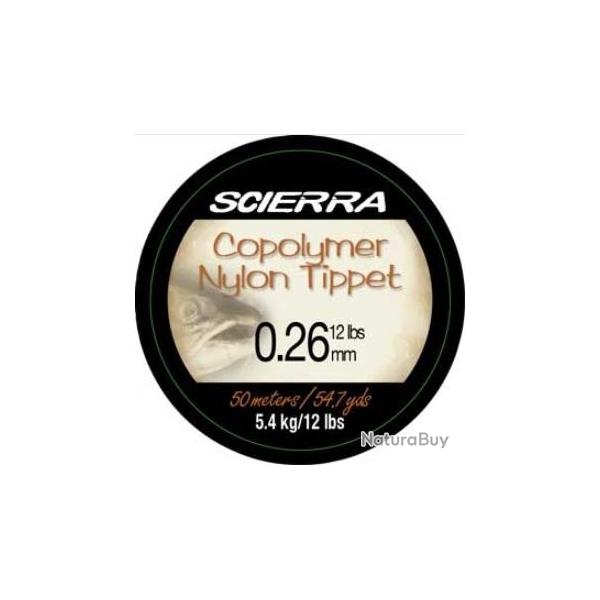 FIL SCIERRA TACTICAL TIPPET MATERIAL 50M NPC 5.3lbs / 0.165mm