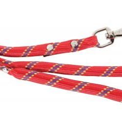 LAISSE NYLON CORDE 13MM 1.20M ROUGE