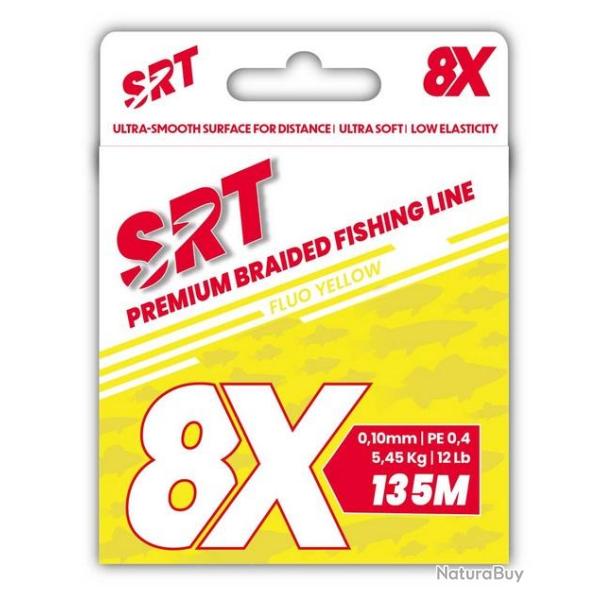 TRESSE SRT 8X YELLOW 135M 0.14mm