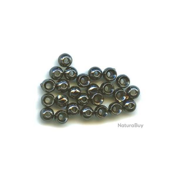 BILLES TUNGSTENE NOIR BRILLANT PAR 25 2.5mm