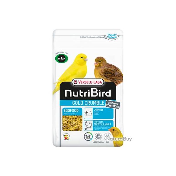 NUTRIBIRD GOLD CRUMBLE PATEE CANARI 1KG