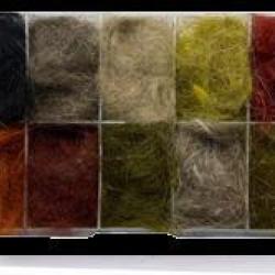 DUBBING DE LIEVRE POIL LONG Olive