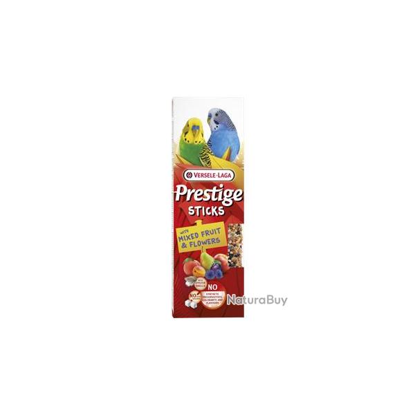 STICKS PERRUCHE FRUITS ET FLEURS X2 60GR