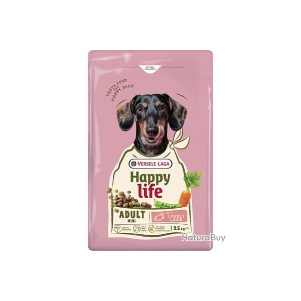 HAPPY LIFE ADULT MINI AGNEAU 2.5KGS