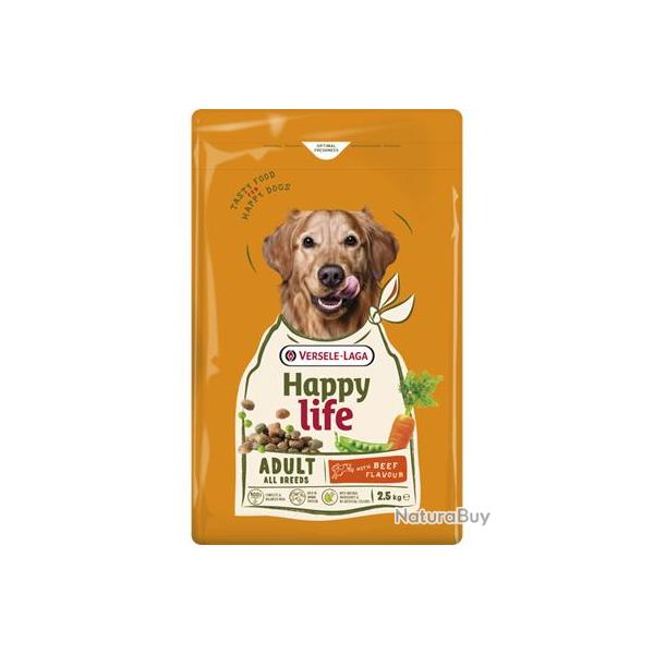 HAPPY LIFE ADULT GOUT BOEUF 2.5KGS