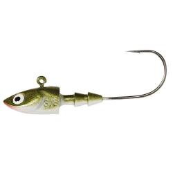 TETE PLOMBEE DEEP JIG OLIVE PEARL NPC 14gr