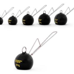 TETE PLOMBEE CAT BALL DEAD OR ALIVE SYSTEM BLACK PAR 2 180gr