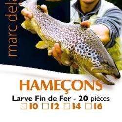 HAMECONS LARVE FIN DE FER DELACOSTE PAR 20 Taille 12
