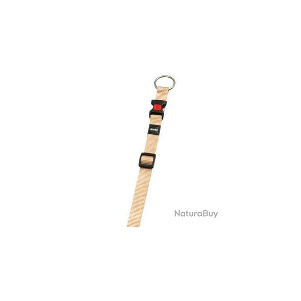 COLLIER ZIGGI BEIGE 45-65CM 25MM