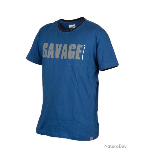 SIMPLY SAVAGE TEE BLUE NPC S