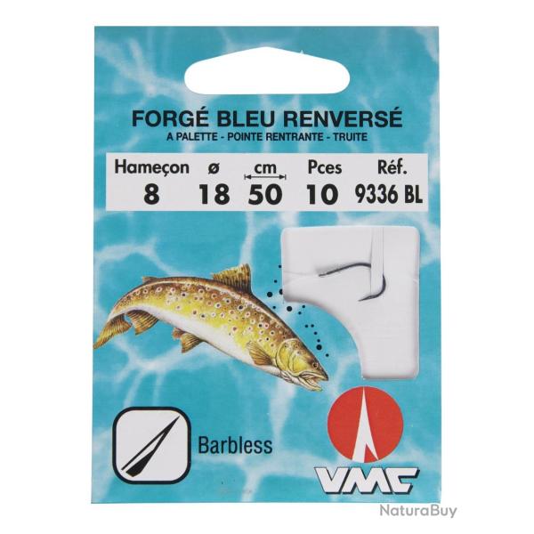 HAMECONS MONTES FORGE BLEU RENVERSE 50CM 9336BL SANS ARDILLON Taille 8 0.16mm