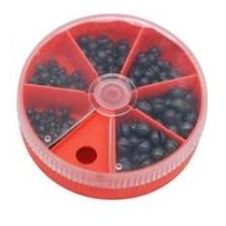 BOITE PLOMBS RONDE MULTI-CASES 6 cases Gros